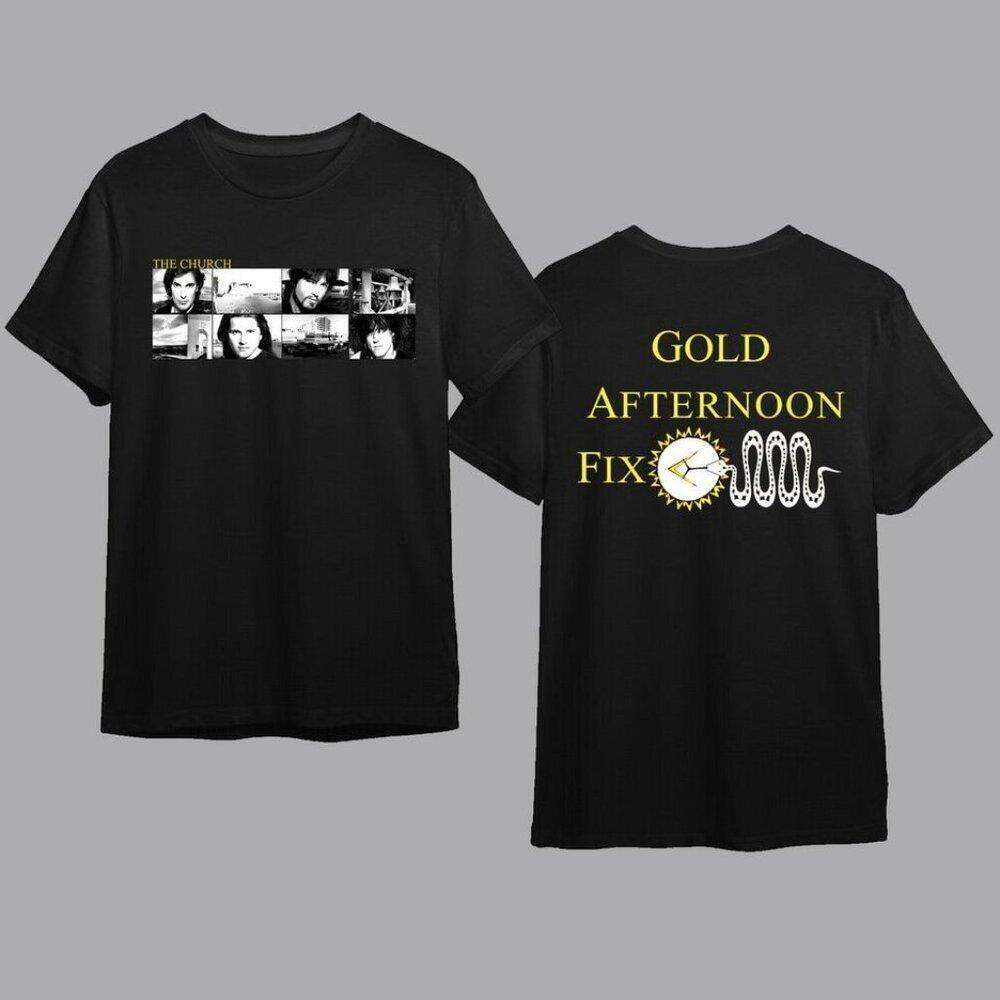 1990 The Church Gold Afternoon Fix 2 Sided Album Graphic Rock Band Music Fan Tee